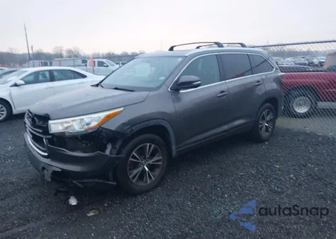 2016 Toyota Highlander Xle V6 из США, поврежденный, VIN 5TDKKRFHXGS504745